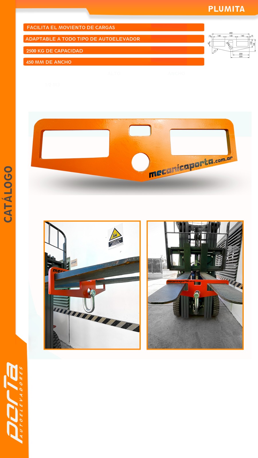 <strong>Pluma para Autoelevador</strong> - Imagen 4