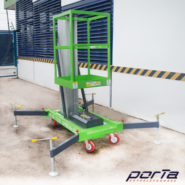 <strong>Plataforma Tijera Eléctrica Unipersonal  8 MTS Altura De Trabajo </strong> - Imagen 2